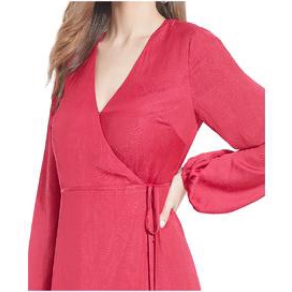 New GUESS Womens Pink Paisley Long Sleeve Dress SZ S - Picture 3 of 4